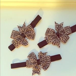 New Infant leopard headbands